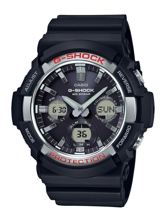 Casio Men's 'G SHOCK' Quartz Resin Casual Watch, Color Black (Model: