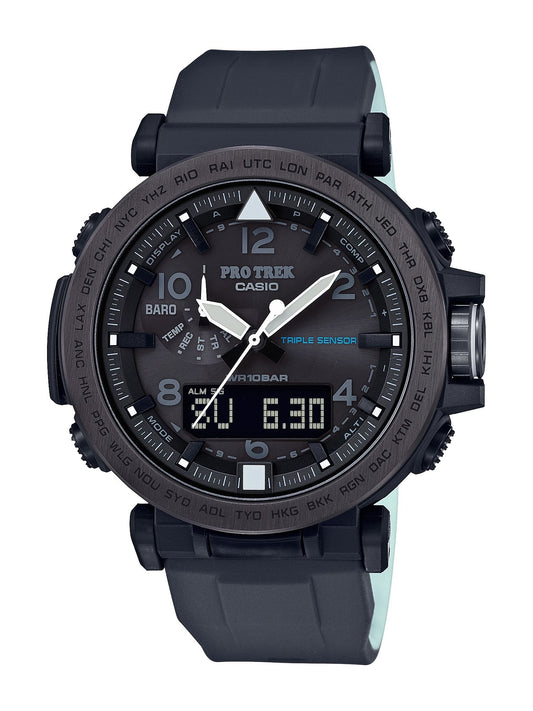 Casio Men's 'PRO TREK' Quartz Resin and Silicone Casual Watch,