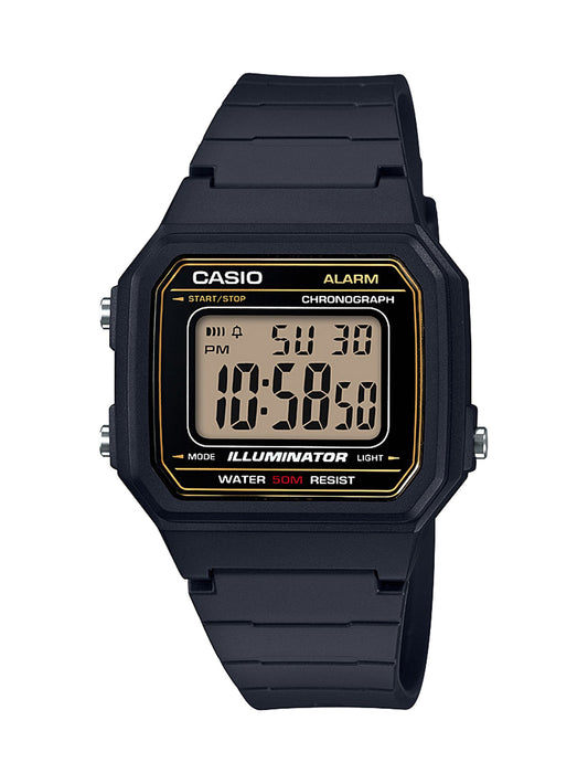 Casio Men's 'Classic' Quartz Resin Casual Watch, Color Black (Model: